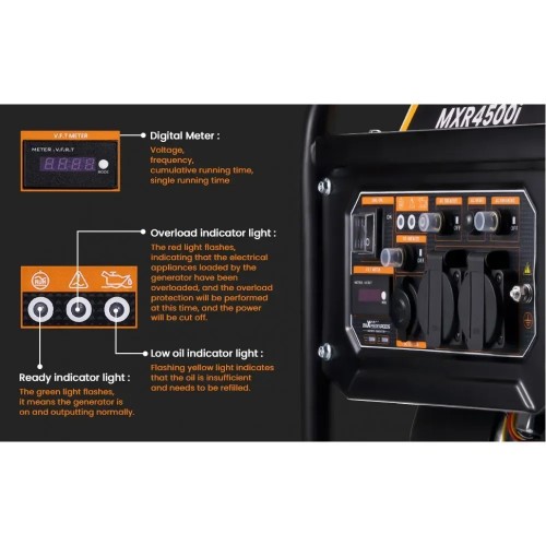 Генератор инверторный MaXpeedingRods MXR4500i