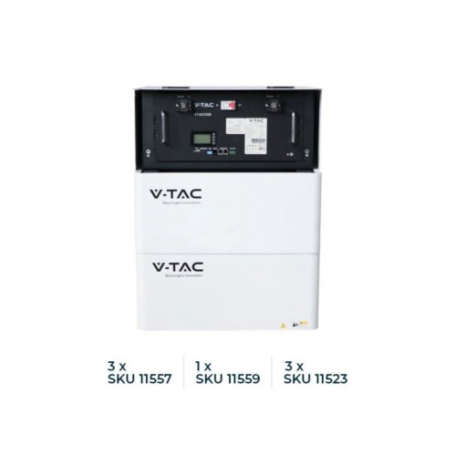Акумуляторна батарея V-TAC 9.6kWh 48V 200Ah