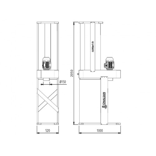 Аспірація Unalsan UNS 283 B 1600 м³/год
