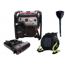 Бензиновий генератор EF Power YH6500S-IV + газова плитка Orcamp CK-505 + 4 газових картриджа 400 мл