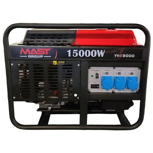 Бензиновий генератор MAST GROUP YH18000 + газова плитка Orcamp CK-505 + електричний обігрівач Gardyer HE2000