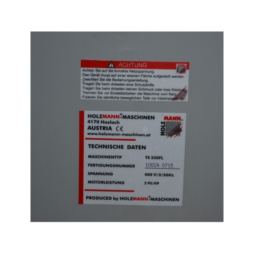 Циркулярна пила Holzmann TS 250FL