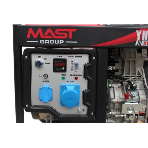 Дизельний генератор MAST GROUP YH11000AE + газова плитка Orcamp CK-505 + електричний обігрівач Gardyer HE2000