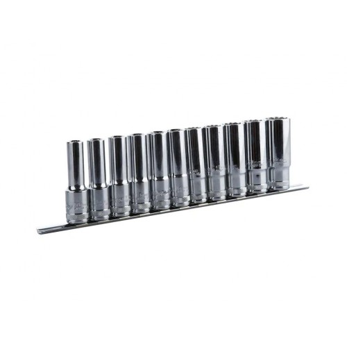 Довгі головки 1/2" 78 мм, комплект 11шт BOXO