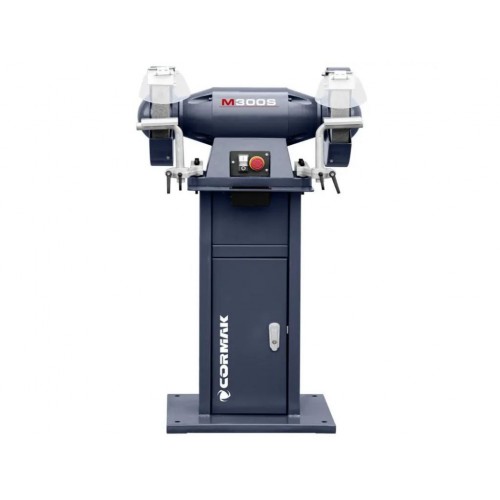 Дводискова шліфувальна машина CORMAK M300S з підставкою та витяжкою MDC1500 400V