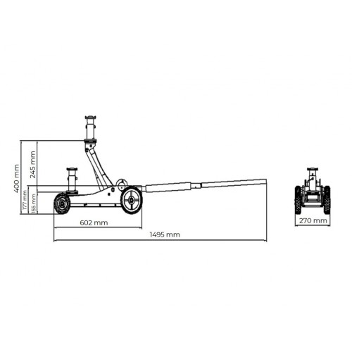 Гідравлічний домкрат Holzmann OWH1.5