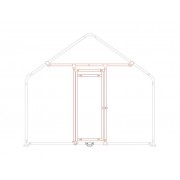 Комплект дверей до вольєру для домашніх птахів Zipper ZI-CR-TK