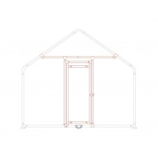 Комплект дверей до вольєру для домашніх птахів Zipper ZI-CR-TK