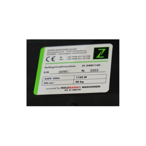 Машина для зняття пір`я Zipper ZI-GRM1100