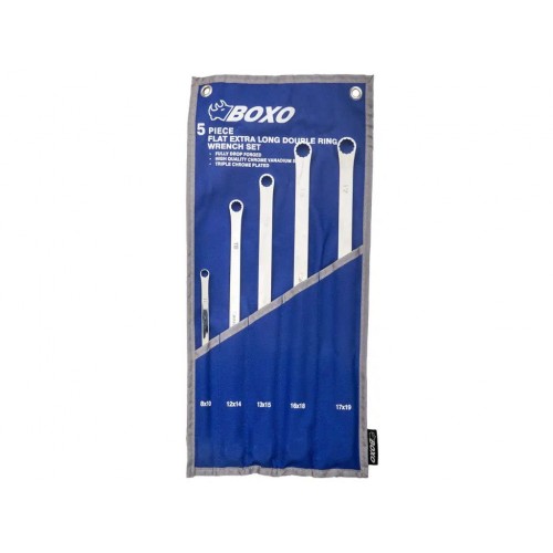 Набір накидних ключів з хромованої сталі BOXO 5 шт