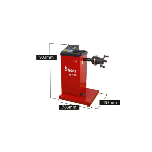 Напіватоматичний балансувальний верстат REDATS W-100 (ALU3, 230 V)