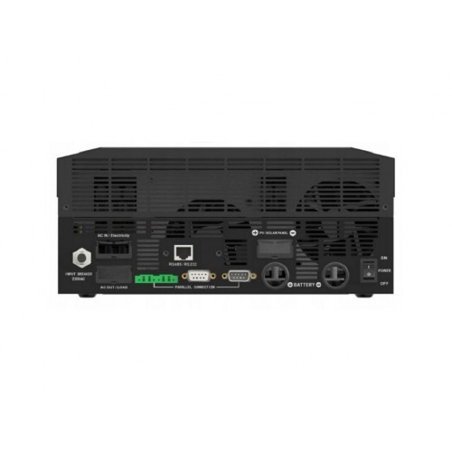 Сонячний фотоелектричний інвертор OFF-GRID PGF OG-5500 MPPT 5.5KW + WiFi + акумулятор Bass Polska AGM BP-5976 (х4)