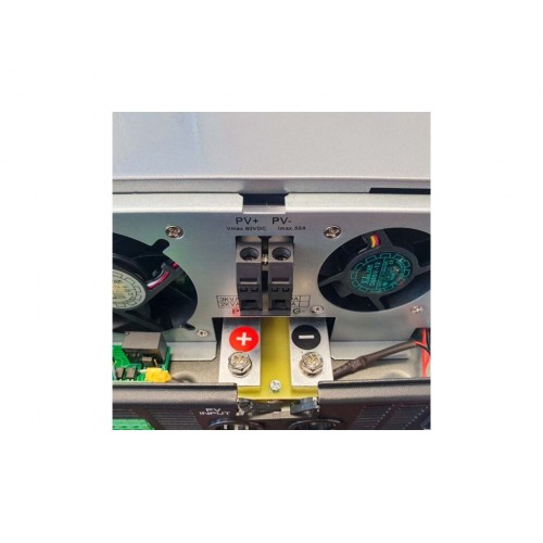 Сонячний фотоелектричний інвертор OFF-GRID PWM3KW50A PWM 3 KW + WiFi + акумулятор Bass Polska AGM BP-5976 (х2)