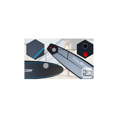 SUP-дошка THUNDER STEEL BLUE 365