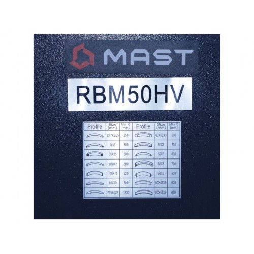 Верстат для гнуття труб та профілю MAST RBM50HV