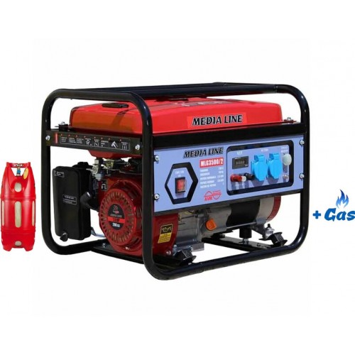 Генератор двопаливний AGT MLG3500/2 Газ-Бензин