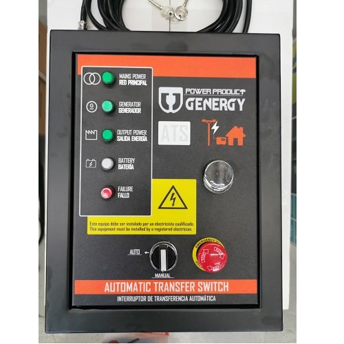 Генератор інверторний бензиновий GENERGY CRETA ATS 7,2 кВт (240017090)