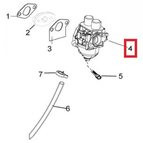 Карбюратор генератора 2300io
