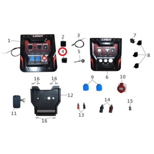 Автомат електрозахисту 380V LF12000E-3