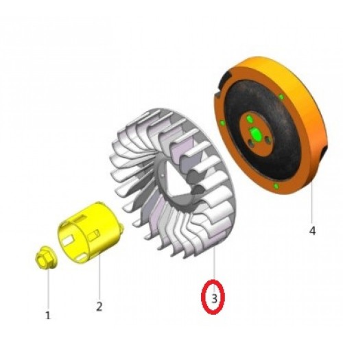 Вентилятор охолодження KP460