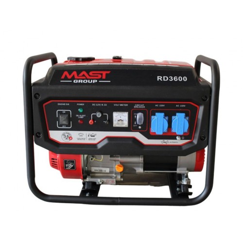 Бензиновий генератор MAST GROUP RD3600 + газова плитка Orcamp CK-505 + 4 газових картриджа 400 мл