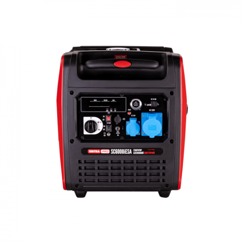 Генератор інверторний в корпусі 5,5/6,0 КВт SC6000iESA (ручний+електр. пуск) під ATS, КВІТКА PRO