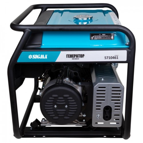 Генератор бензиновий 220В 5.0/5.5кВт 4-х тактний ручний запуск SIGMA