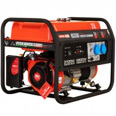 Генератор бензиновий 2,8/3,2 КВт KG3550 ручний пуск б/к, КВІТКА PRO