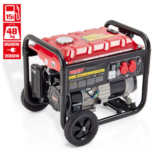 Генератор бензиновий однофазний HECHT GG 3300W