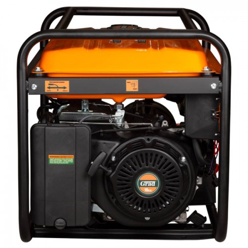 Генератор бензиновий 220В 7.0/7.5кВт 4-х тактний електрозапуск GRAD