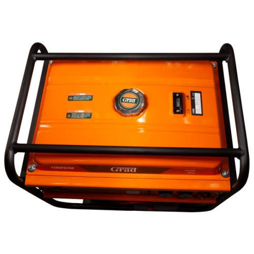 Генератор бензиновий 220В 7.0/7.5кВт 4-х тактний електрозапуск GRAD