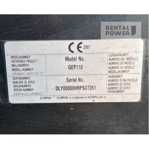 Генератор дизельний OLYMPIAN GEP-110 (80кВт)