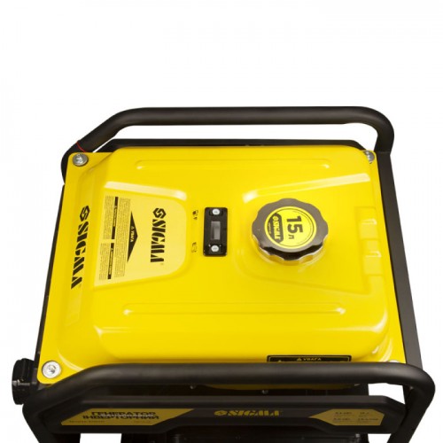 Генератор інверторний бензиновий 220В 5.5/6.0кВт 15л 4-х тактний з виведенням під АВР SIGMA