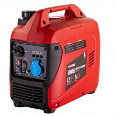 Генератор інверторний в корпусі 1,2/1,4 КВт KG1400i ручний пуск, КВІТКА PRO