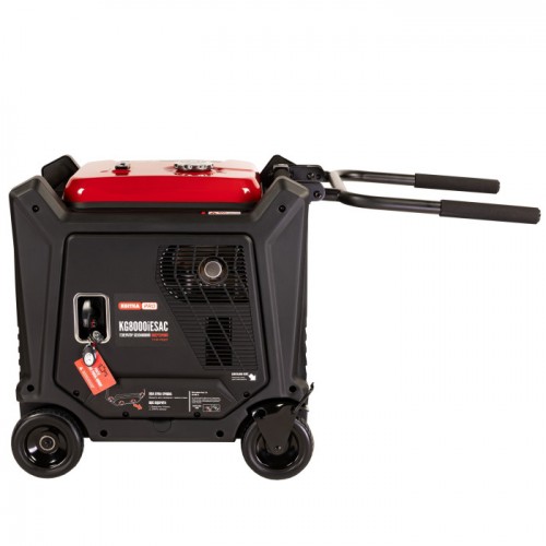 Генератор інверторний в корпусі 7,0/8,0 КВт KG8000iESAC (ручний+електр. пуск) під ATS, КВІТКА PRO
