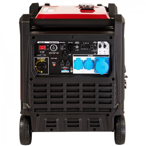 Генератор інверторний в корпусі 7,0/8,0 КВт KG8000iESAC (ручний+електр. пуск) під ATS, КВІТКА PRO