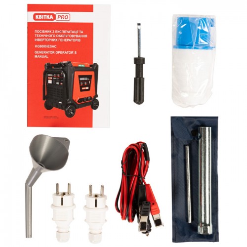 Генератор інверторний в корпусі 7,0/8,0 КВт KG8000iESAC (ручний+електр. пуск) під ATS, КВІТКА PRO