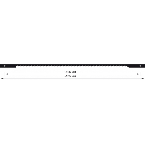 Пилки лобзиковые по дереву, со штифтами, 3,0х0,25х135мм, 18 TPI, 6 шт.