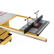 Фрезерний упор із захисною огорожею та накладками з алюмінієвого профілю для фрезерного столу